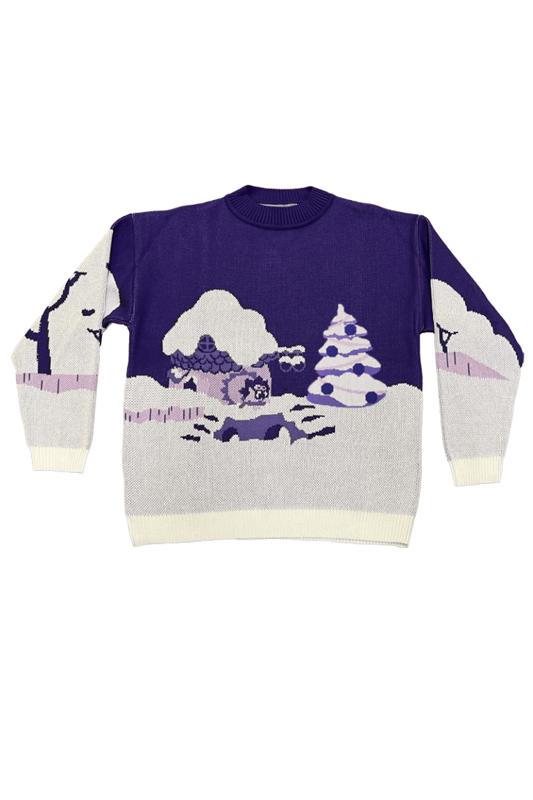 Свитер с Ёжиком у дома