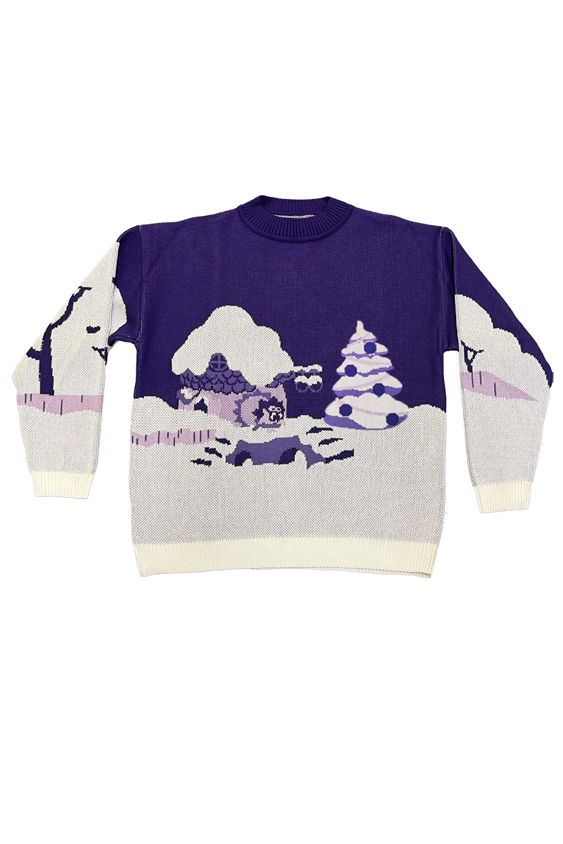 Свитер с Ёжиком у дома